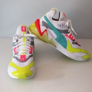 PUMA LQDCell Origin White/Yellow Size 9.5 (NWOT)